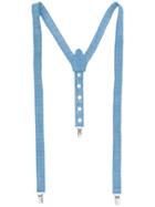 Manokhi Denim Braces - Blue