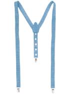 Manokhi Denim Braces - Blue