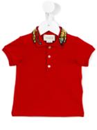 Gucci Kids Patch Collar Polo Shirt, Boy's, Size: 18-24 Mth, Red