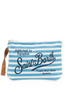 Mc2 Saint Barth Parisienne Stripe Clutch - Blue