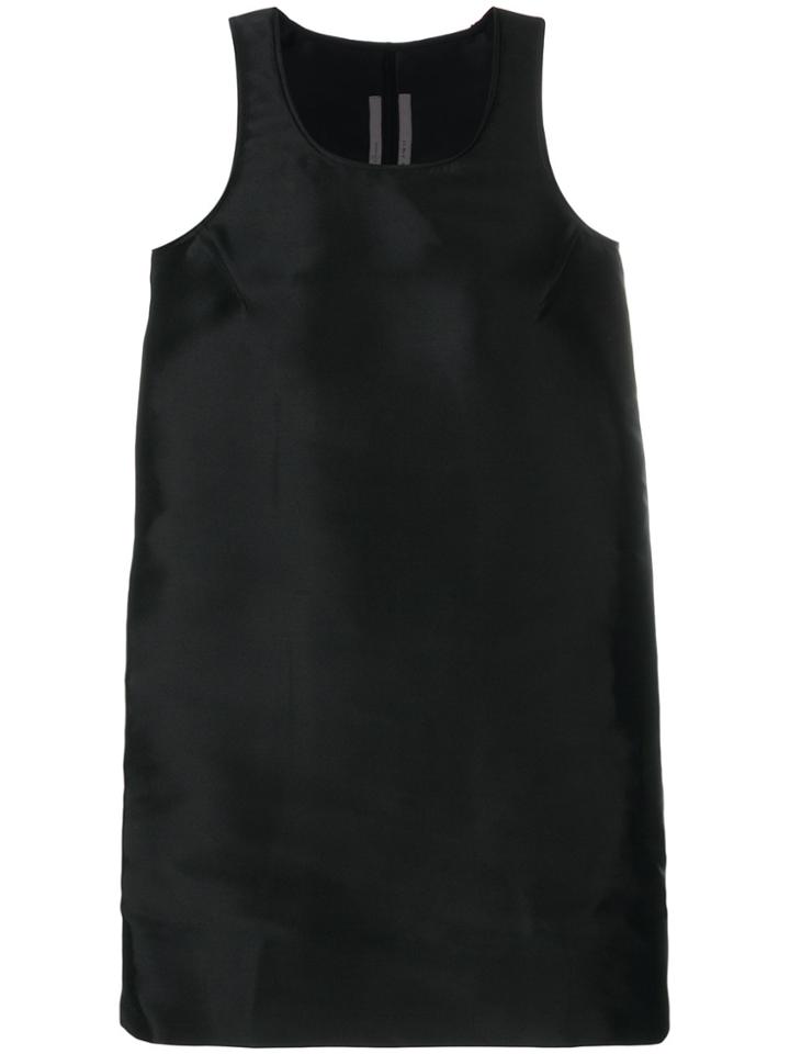 Rick Owens A-line Sleeveless Top - Black