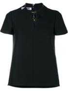 Valentino Short Sleeve Top With Elephant Necklace