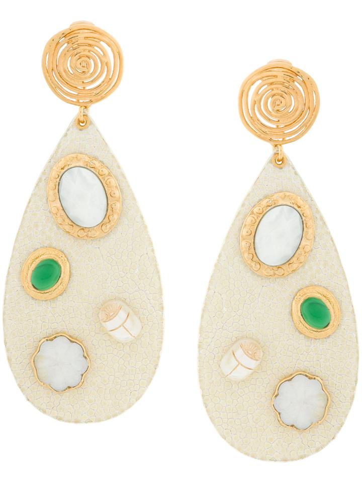 Gas Bijoux Verone Earrings - Nude & Neutrals