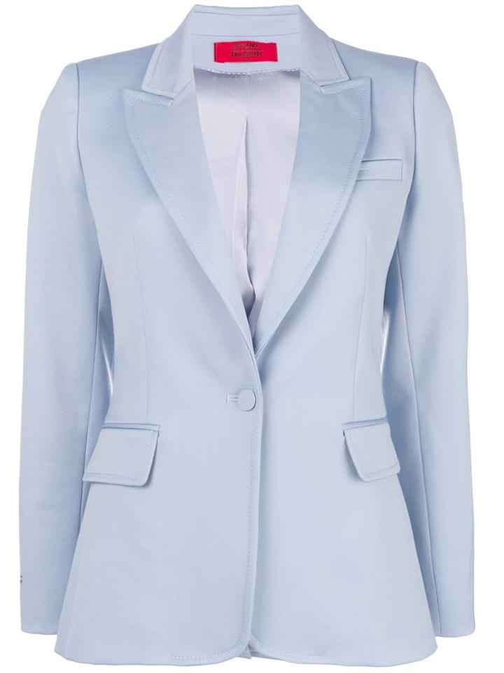 Styland Peaked Lapel Blazer - Blue