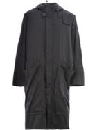 Wales Bonner Hooded Parka Coat - Blue