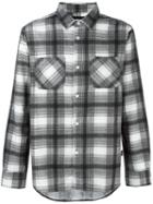 Stussy Chest Pockets Plaid Shirt, Men's, Size: Small, Black, Cotton