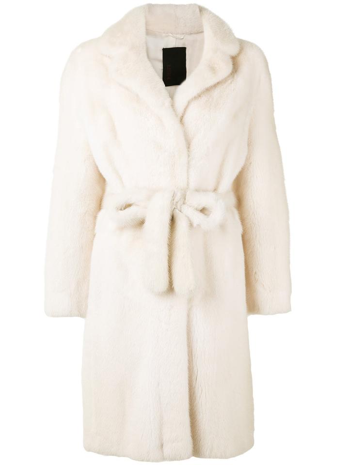 Liska - Sura Coat - Women - Mink Fur - S, Nude/neutrals, Mink Fur