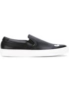 Anya Hindmarch Eyes Print Slip-on Sneakers - Black