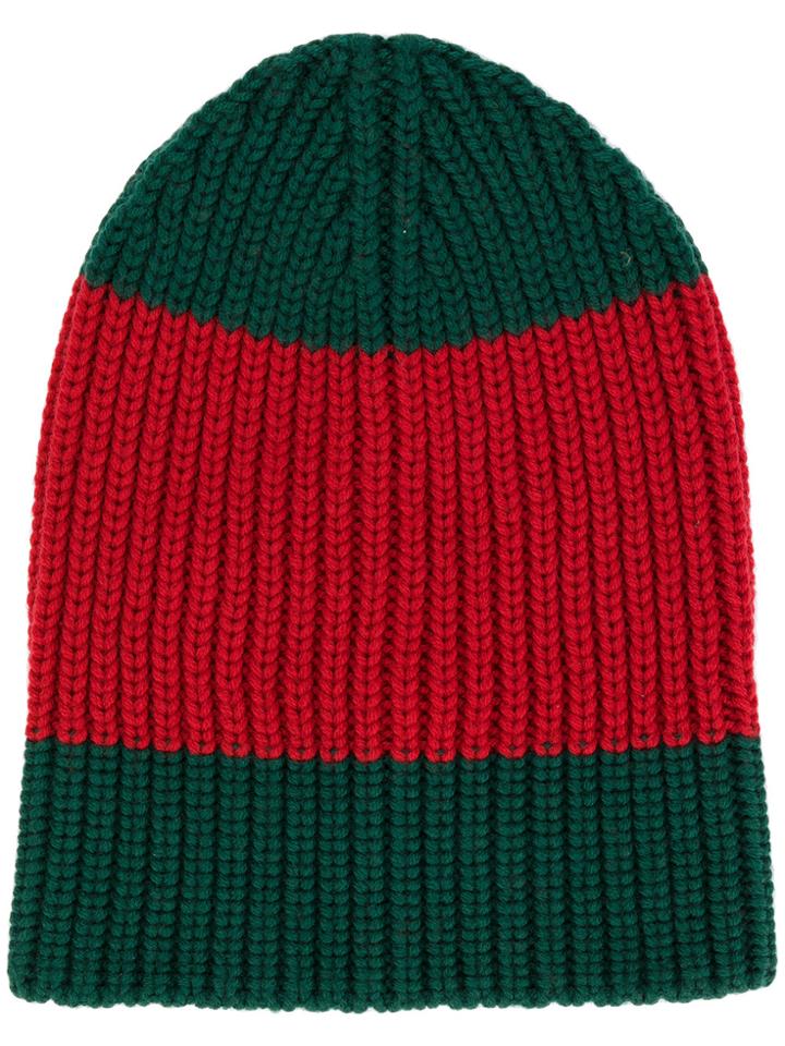 Gucci Web Beanie - Green