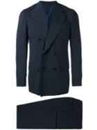 Kiton - Double-breasted Two Piece Suit - Men - Cupro/wool - 48, Blue, Cupro/wool