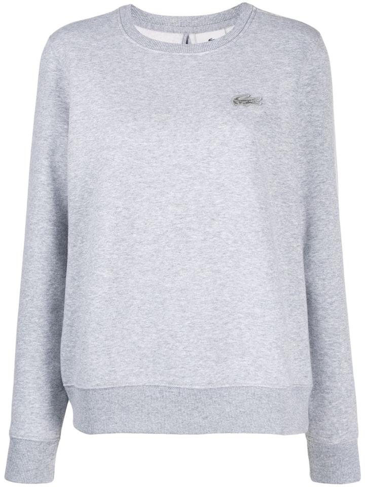 L & Jr Tonal Crocodile Sweatshirt - Grey