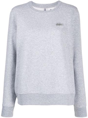 L & Jr Tonal Crocodile Sweatshirt - Grey