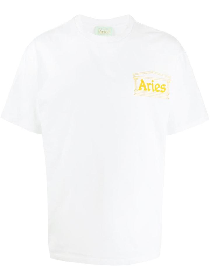 Aries Classic Temple T-shirt - White