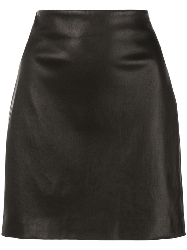 The Row Fitted Mini Skirt - Black