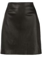 The Row Fitted Mini Skirt - Black