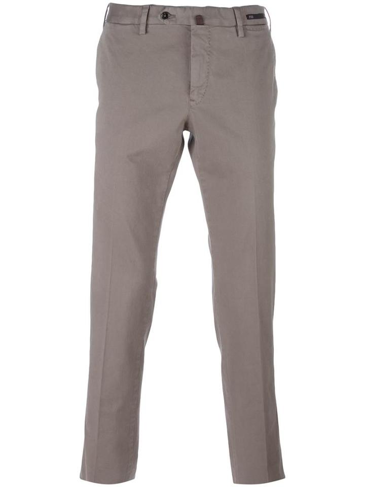 Pt01 Classic Chinos, Men's, Size: 58, Grey, Cotton/spandex/elastane