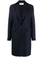 Harris Wharf London Open Front Coat - Blue