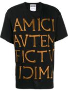 Moschino Roman Embroidery T-shirt - Black