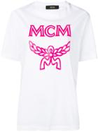 Mcm Classic Logo Print T-shirt - White