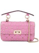 Valentino Rockstud Small Shoulder Bag - Pink
