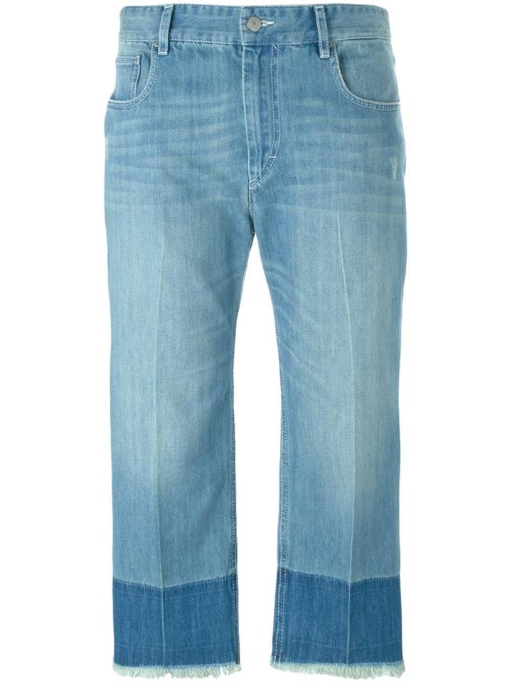 Isabel Marant Étoile 'pryam' Two-tone Jeans, Women's, Size: 40, Blue, Cotton