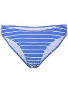 Jonathan Simkhai Classic Striped Bikini Bottoms - Blue