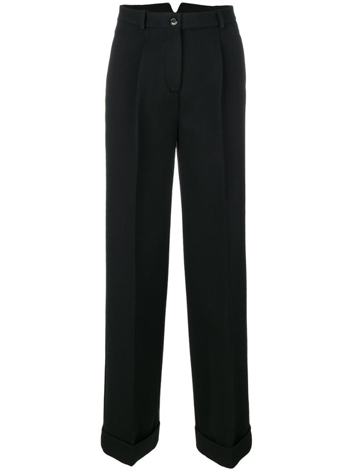 Ermanno Scervino Flared Tailored Trousers - Black