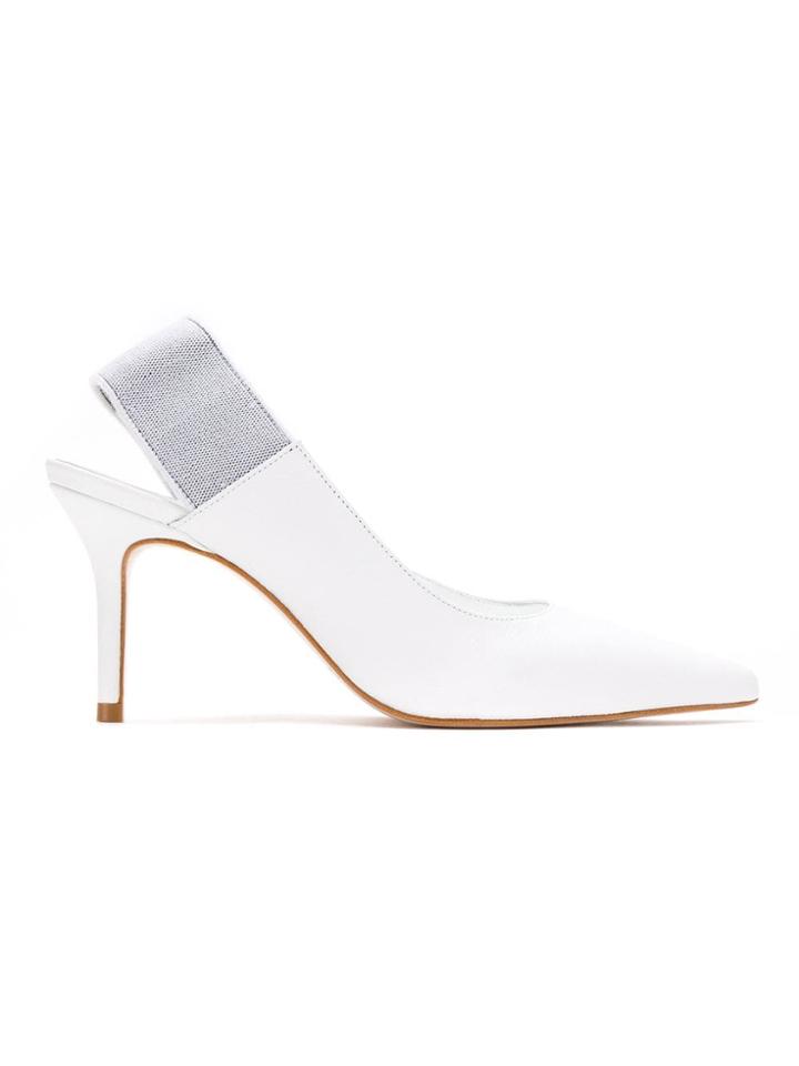 Studio Chofakian Stiletto Heel Pumps - White