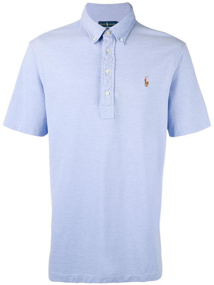 Polo Ralph Lauren - Classic Polo Top - Men - Cotton - L, Blue, Cotton