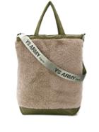Yves Salomon Oversized Merino Tote - Brown