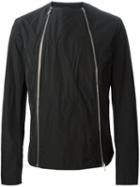 Thamanyah Double Zip Jacket, Men's, Size: 44, Black, Polyamide/polyester