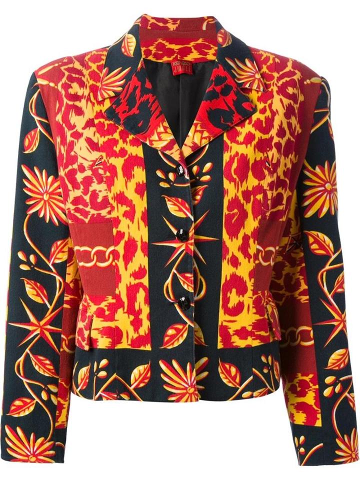 Kenzo Vintage 'jungle Kenzo' Printed Jacket