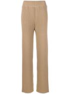 Ami Alexandre Mattiussi Rib Pants - Brown
