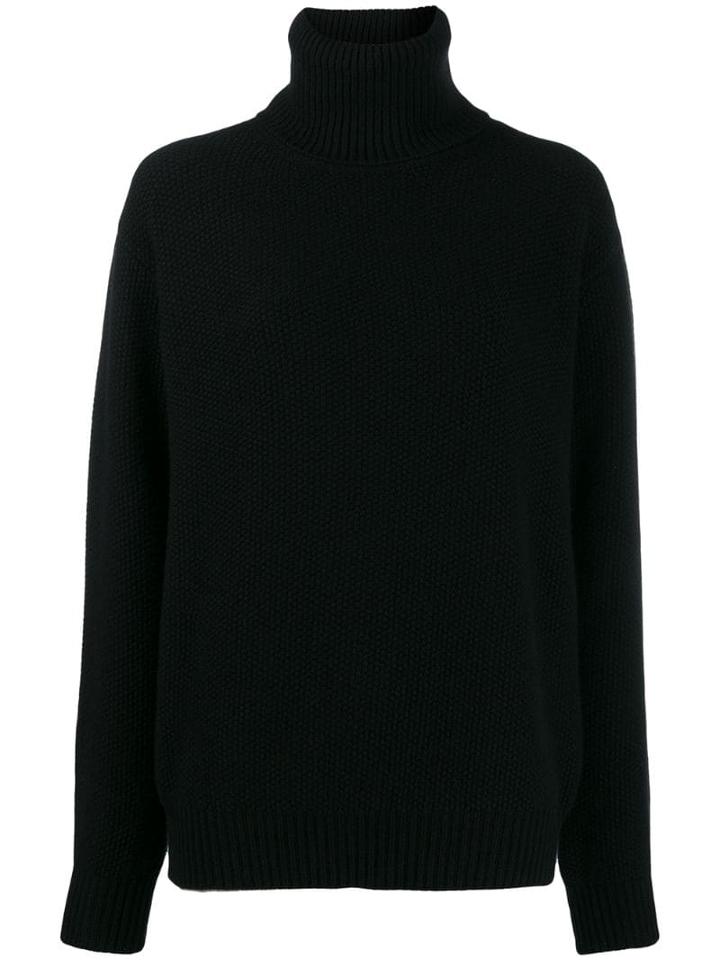 Dolce & Gabbana Turtle Neck Sweater - Black
