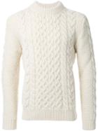 Saint Laurent Classic Fisherman Mock Turtleneck Sweater