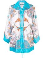 Gucci Printed Kimono Shirt - Blue