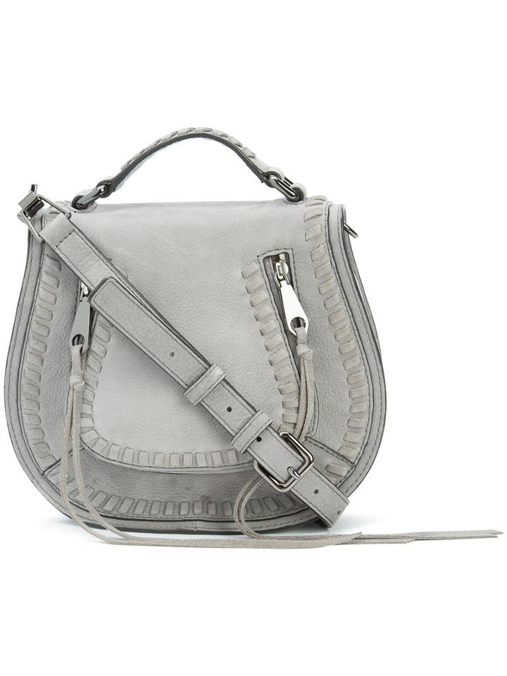 Rebecca Minkoff - Vanity Saddle Bag - Women - Leather - One Size, Grey, Leather