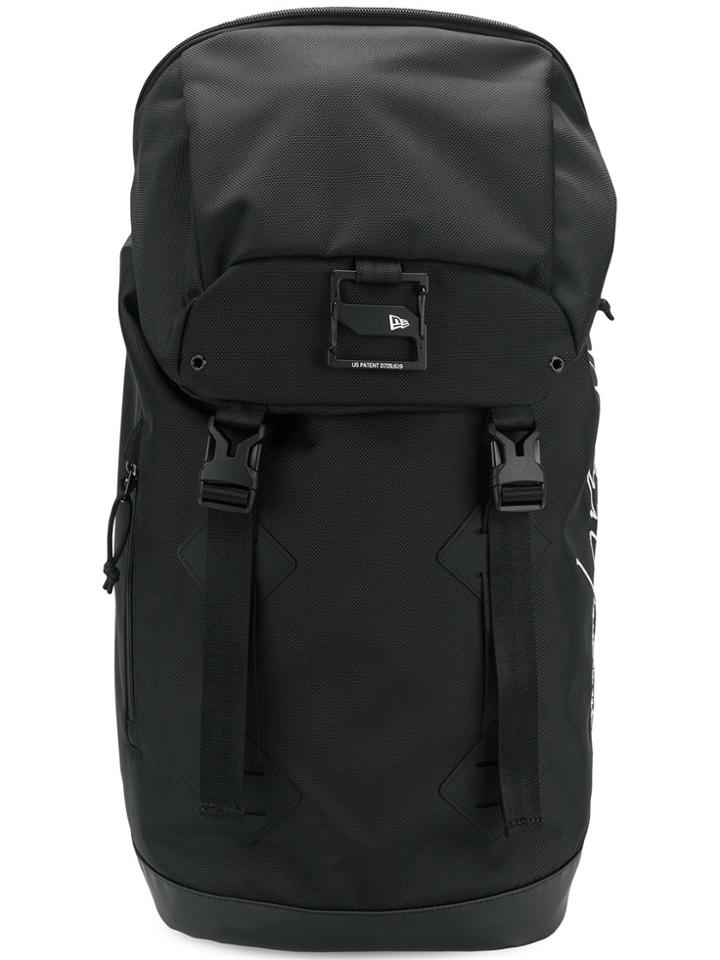 Yohji Yamamoto Double Buckle Backpack - Black