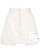 Off-white Pocket Hem Mini Skirt - Black