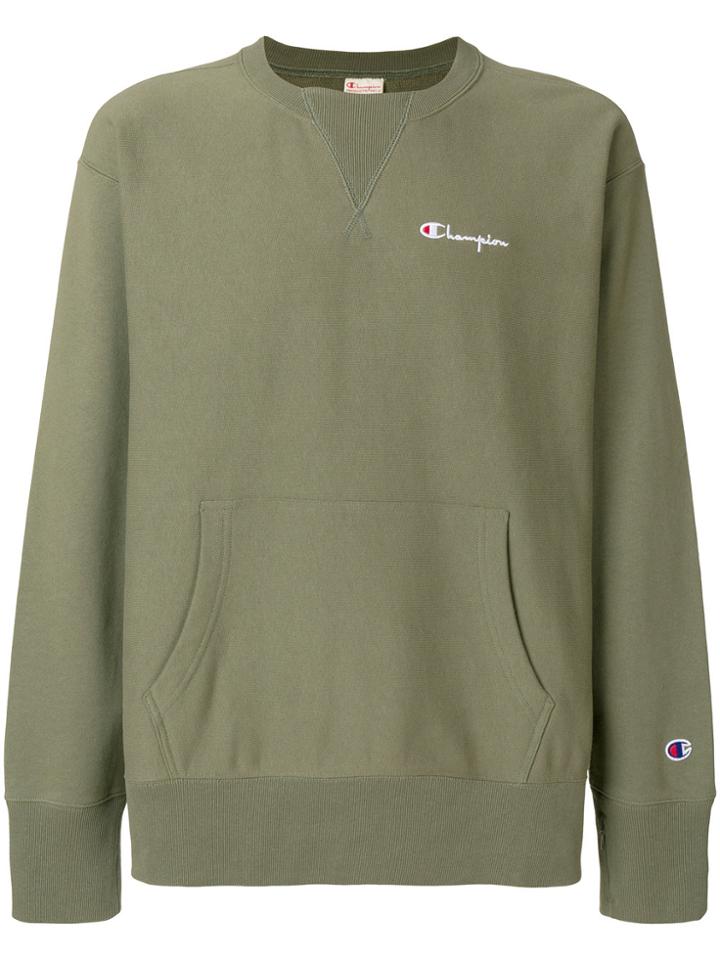 Champion Deconstruction Crewneck Sweater - Green
