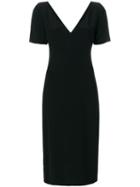 Prada Pre-owned V-neck Dress - Black
