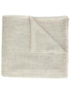 Denis Colomb 'mustang' Solid Nomad Scarf, Adult Unisex, Grey, Cashmere
