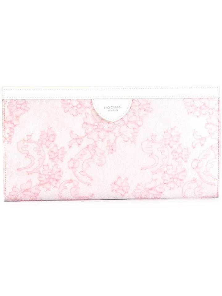 Rochas Floral Pattern Clutch Bag