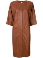 Hermès Vintage Short Sleeve Coat - Brown