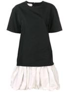 Marques'almeida Double Layered T-shirt Dress - Black