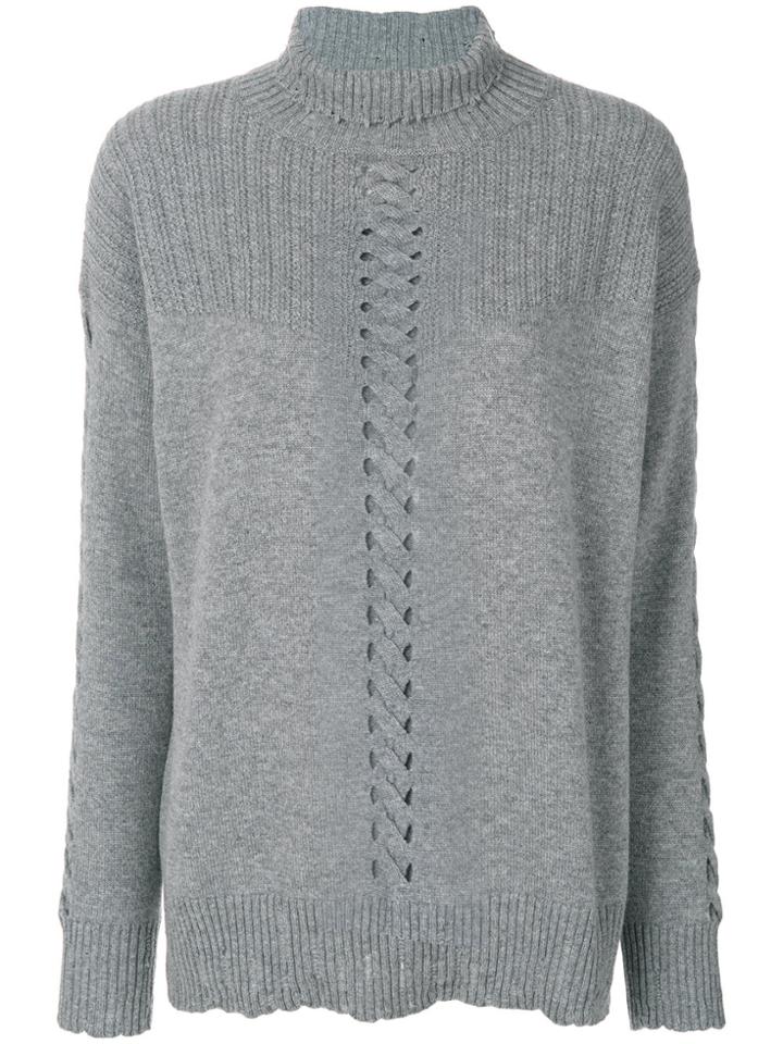 Barrie Twisted Tales Jumper - Grey