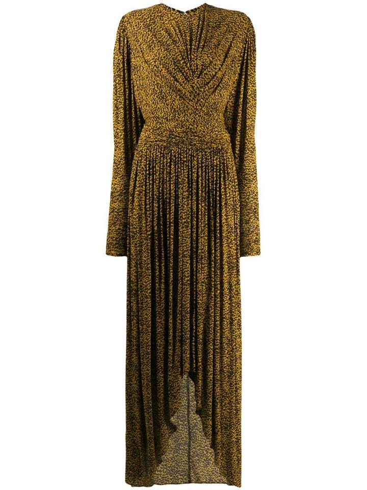 Isabel Marant Draped Long Dress - Black
