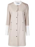 Callens Long Bomber Coat