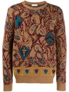 Etro Embroidered Fitted Sweater - Neutrals