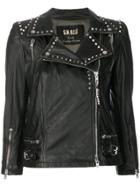 S.w.o.r.d 6.6.44 Studded 3/4 Sleeve Jacket - Black